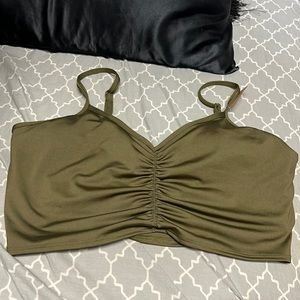 Pink active sport bra